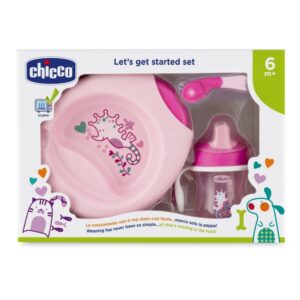 CHICCO SET PAPPA 6+ ROSA