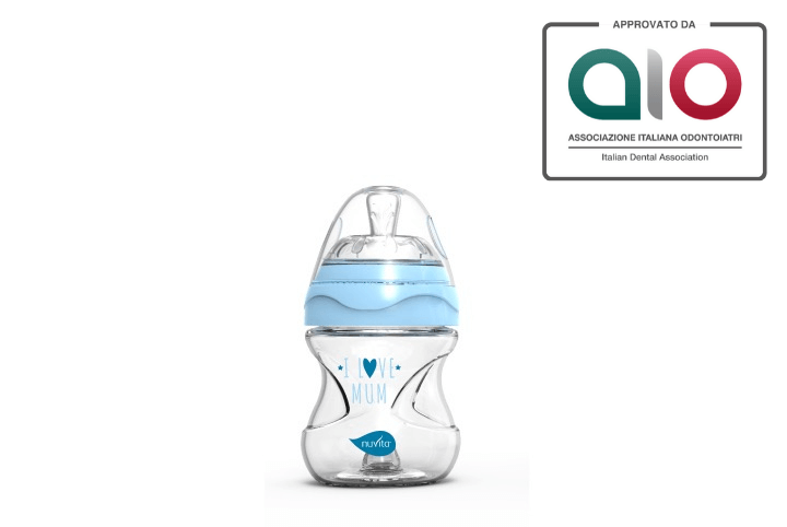NUVITA BIBERON 150 ML MIMIC COLLECTION - AZZURRO
