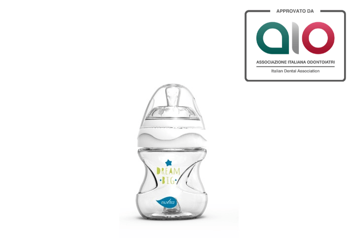 NUVITA BIBERON 150 ML MIMIC COLLECTION - BIANCO