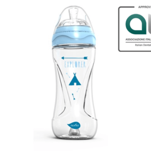 NUVITA BIBERON 330 ML MIMIC COLLECTION -  AZZURRO