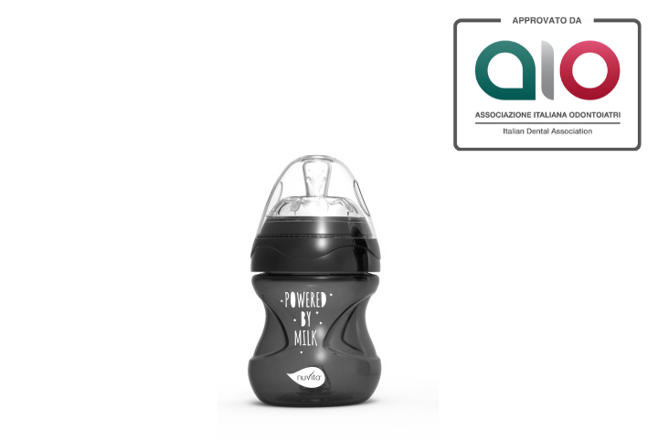 NUVITA BIBERON 150 ML MIMIC COOL BLACK