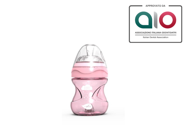 NUVITA BIBERON 150 ML MIMIC COOL PINK