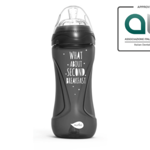 NUVITA BIBERON 330 ML MIMIC COOL BLACK