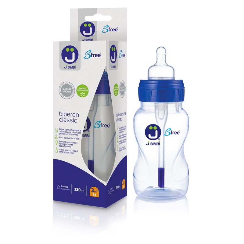 J BIMBI BFREE CLASSIC 330ML - BIBIBERON IN PP CON CANNULA - immagine 3