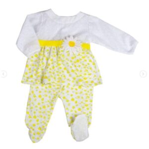 BABYVIP COMPLETO 2PZ YELLOW FLOWERS TG 6 MESI