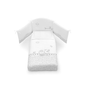 ERBESI PIUMONE MILKY BIANCO/GRIGIO SF