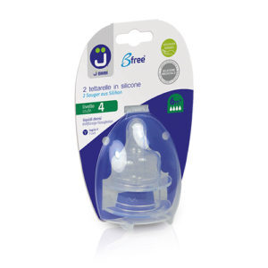 J BIMBI BFREE 2 TETTARELLE IN SILICONE - LIVELLO 4 (LIQUIDI DENSI)