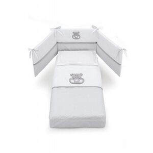 ERBESI PIUMONE SFILABILE CHARLY BIANCO/GRIGIO