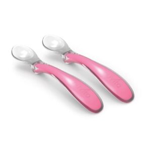 NUVITA CUCCHIAI IN SILICONE ROSA