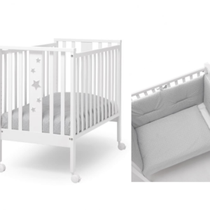 ERBESI SET MINI STELLINE BIANCO/GRIGIO (LETTINO + RIVESTIMENTO)