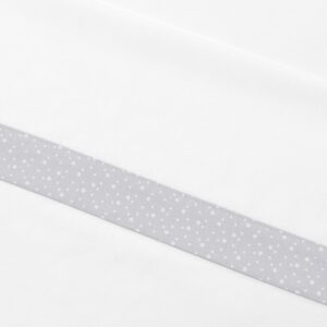 ERBESI LENZUOLINO MINI STELLINE 2PZ GRIGIO