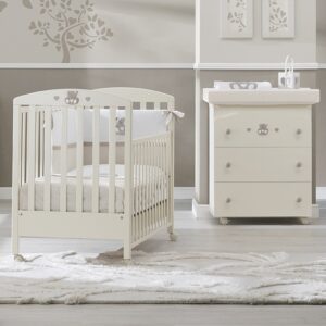 ERBESI TRIS CHARLY AVORIO (LETTINO+BAGNETTO+PIUMONE)