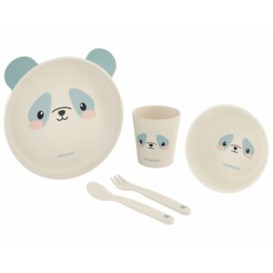 KIKKA BOO SET PAPPA BAMBOO - PANDA BLU