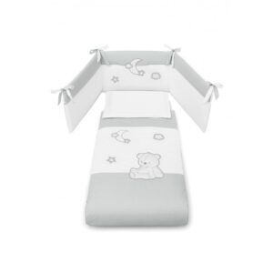 ERBESI PIUMONE SFILABILE STELLA BIANCO GRIGIO