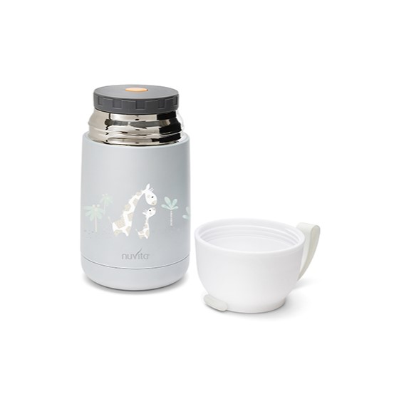 NUVITA THERMOS MANICO IN SILICONE 620ML BIANCO - immagine 2