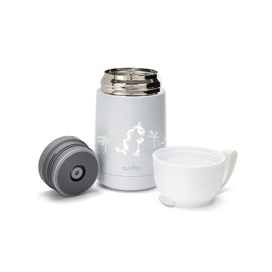 NUVITA THERMOS MANICO IN SILICONE 620ML BIANCO - immagine 3