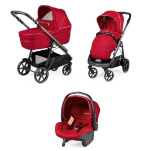 PEG PEREGO TRIO VELOCE SL MODULAR RED SHINE