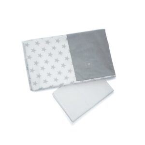 CUORICINI CORREDO TESSILE MOOVIE BIANCO/GRIGIO