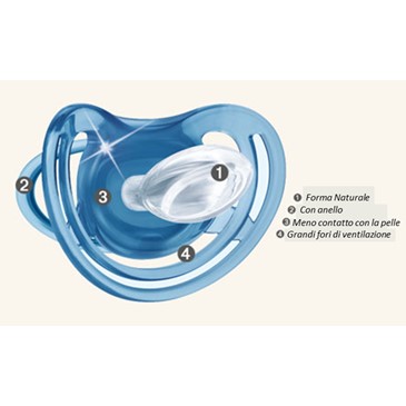 NUK SUCCHIETTO FREESTYLE 0- 6M (SILICONE) - immagine 2