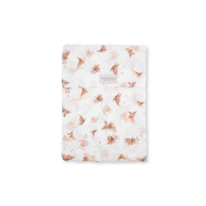 BAMBOOM LENZUOLO PER LETTINO 110X140CM, CON FEDERA - BUTTERFLY
