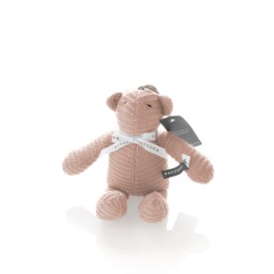 BAMBOOM MINI CARILLON ORSO, LAVORATO A MAGLIA - PINK