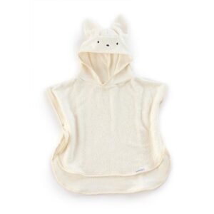 BAMBOOM PONCHO BAMBINO 0-2 ANNI, CREMA