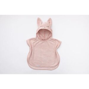 BAMBOOM PONCHO BAMBINO 0-2 ANNI, ROSA