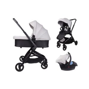 BAMBOOM TRIO NAMI:   PASSEGGINO, NAVICELLA  OVETTO PEARL GRAY