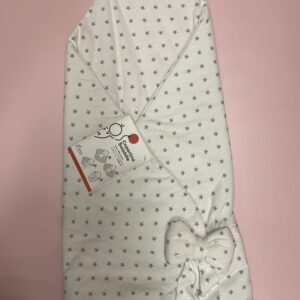 FANTASY COPERTINA SWADDLE JERSEY BIANCO / STELLA GRIGIO