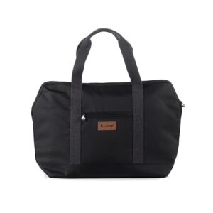 JANE WEEKEND BAG BLACK 100%