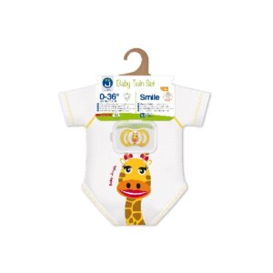 J BIMBI BABY TWIN SET 4SEASON 2-6M GIRAFFA
