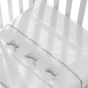 ERBESI LENZUOLO BUBU 3PZ BIANCO/GRIGIO