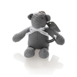 BAMBOOM MINI CARILLON ORSO, LAVORATO A MAGLIA - GRIGIO CALDO