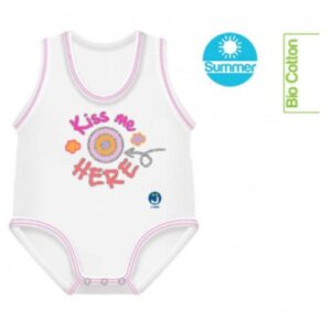 JBODY CANOTTA BIO COTTON BABY MESSAGES KISS ME HERE