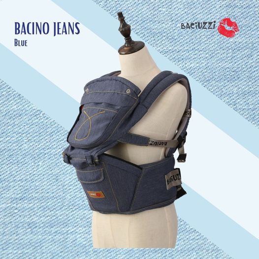 BACIUZZI MARSUPIO BACINO JEANS BLUE