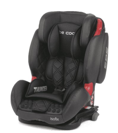 BE COOL THUNDER 123 ISOFIX BLACK (NERO)