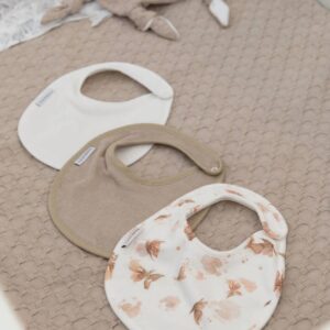 BAMBOOM SET BAVAGLINI 3 PEZZI COL BIANCO SABBIA SWANS