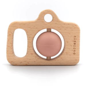 BAMBOOM FOTOCAMERA IN LEGNO E SILICONE - ROSA