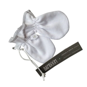 BAMBOOM GUANTI ANTIGRAFFIO NEONATO - WHITE