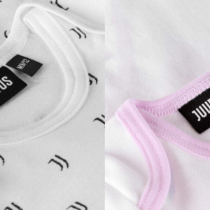 J BIMI BODY 0-36M JUVENTUS BLACK AND WHITE