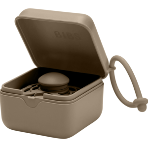 BUZZITALIA BIBS SCATOLA PORTA CIUCCIO - DARK OAK