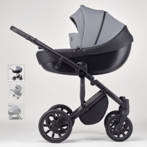 ANEX STROLLER M-TYPE BLACK WITH GREY