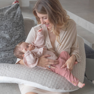 BAMBOOM CAMICIA NOTTE PREMAMAN & ALLATTAMENTO - NUDE PINK- TAGLIA S/M