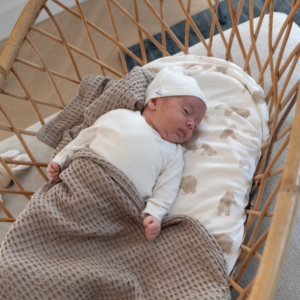 BAMBOOM COPERTA CLINICA 75X100 GOFFRATO, SABBIA SCURO