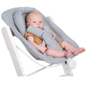 BUZZITALIA SEDUTA NEWBORN BIANCA + CUSCINO GRIGIO - PER SEGGIOLONE EVOSIT E LAMBDA