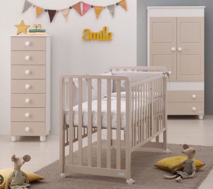 AZZURRA DESIGN GLAM 1X9 AVANA (COMPRENSIVO DI: MATERASSO E PIUMONE GLAM BIANCO-AVANA)