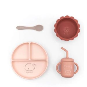 BAMBOOM DINNER SET IN SILICONE