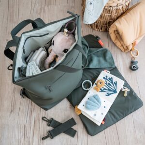 DONE BY DEER ZAINO CAMBIO RIPIEGABILE CON GANCI - VERDE