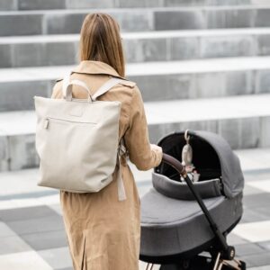 DONE BY DEER ZAINO CAMBIO RIPIEGABILE CON GANCI - SABBIA