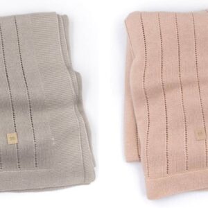 BAMBOOM COPERTINA RIGHE KNITTED